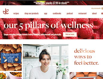 Web Application Developed for Deliciously Ella